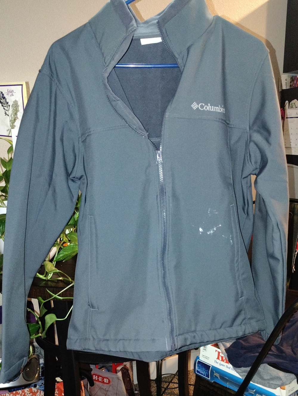 Columbia men's Slate Gray Full-Zip Utility Jacket